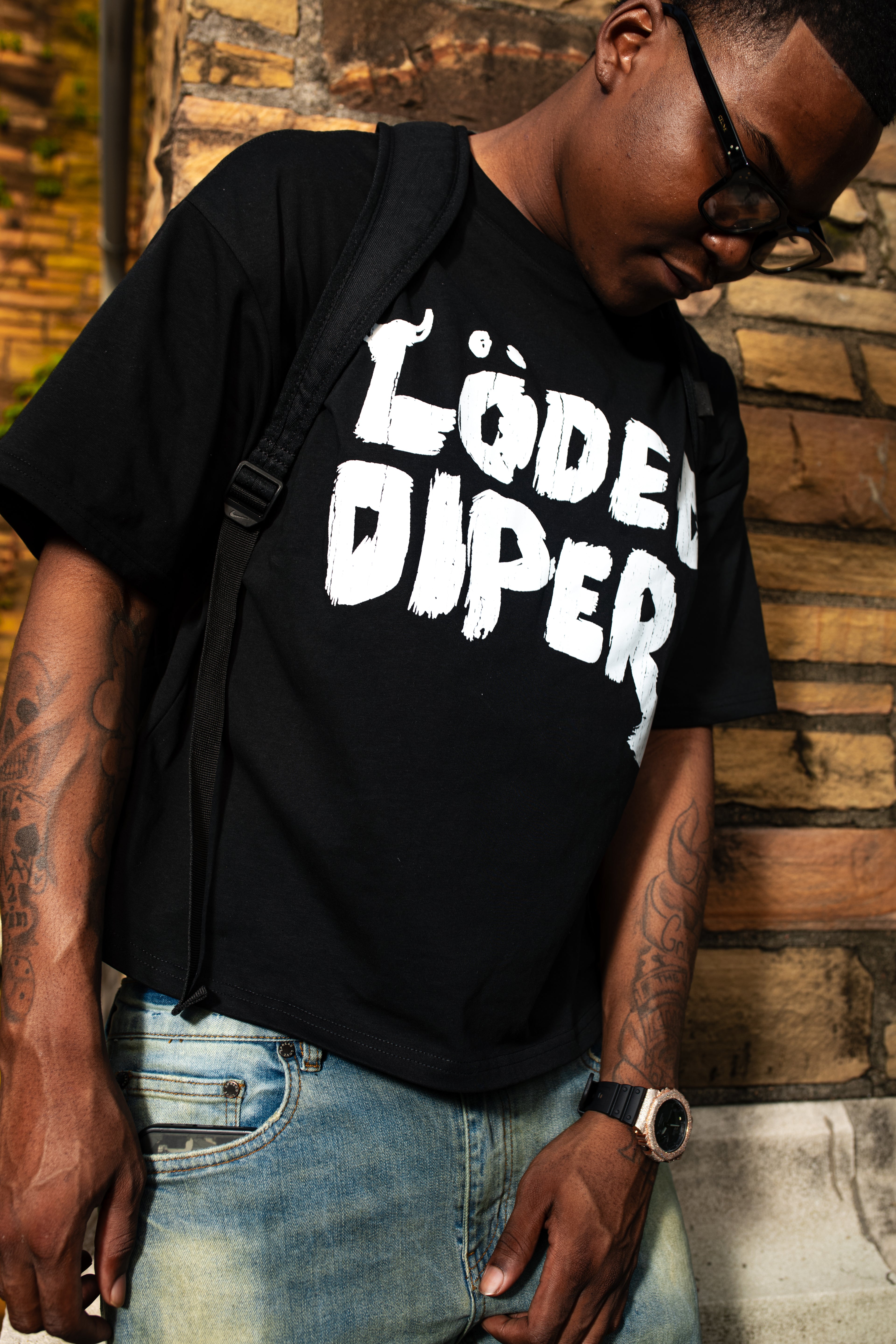 Loaded diaper